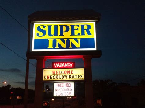 Super inn - Super Inn accepts these cards and reserves the right to temporarily hold an amount prior to arrival. The fine print. Need-to-know information for guests at this property. See availability. You must show a valid photo ID and credit card upon check-in. Please note that all special requests cannot be guaranteed and are subject to availability upon ...
